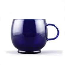 Logo can be customized decal double wall glass  tea cup set custom coffee mug